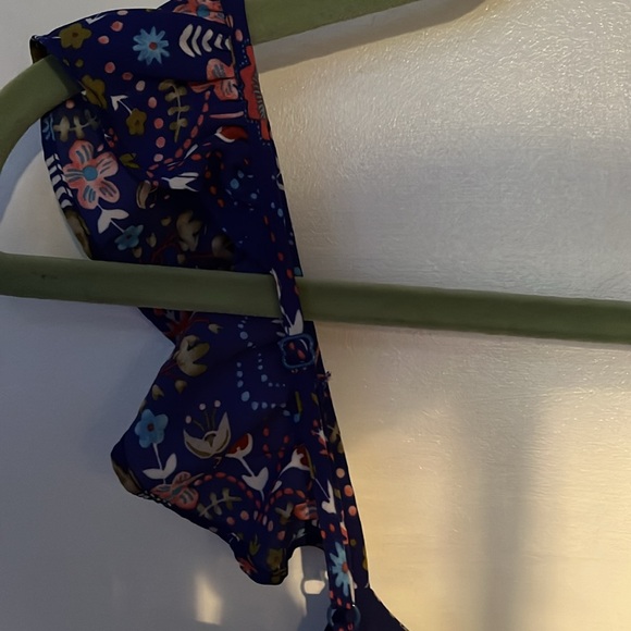 Folk print romper, fully lined size large Cute RAINBOW folk print - Picture 6 of 7